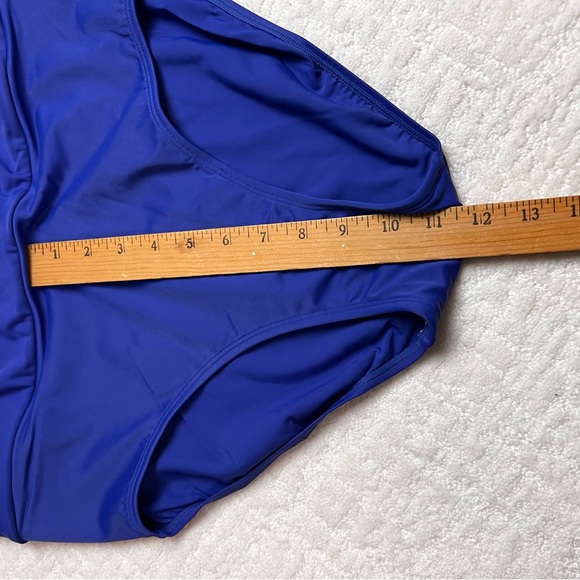 New LLBean swim shorts blue lined sun blocking 14 - Picture 5 of 11